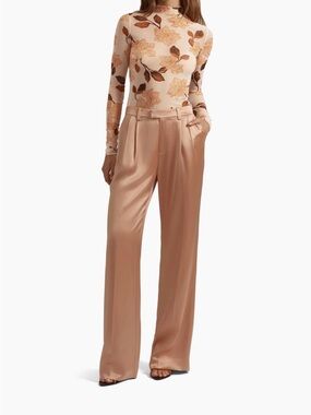 Favorite Daughter Satin Wide-Leg Pants in Tuscany